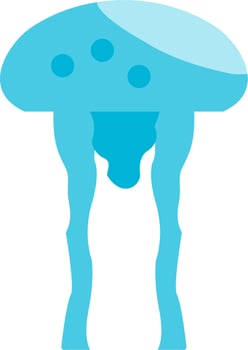 Jelly Fish Vector Icon
