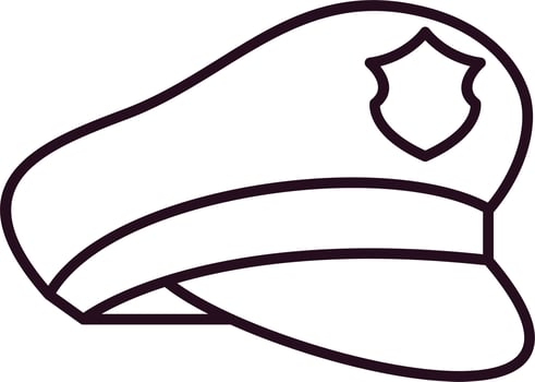 Police hat Vector Icon