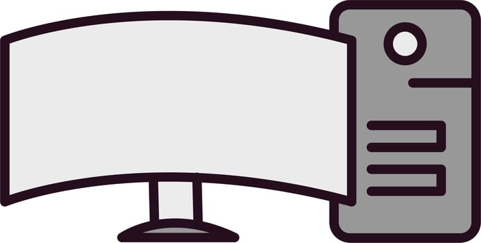 Computer Vector Icon