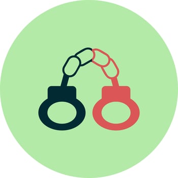 Handcuffs Vector Icon