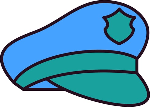 Police hat Vector Icon