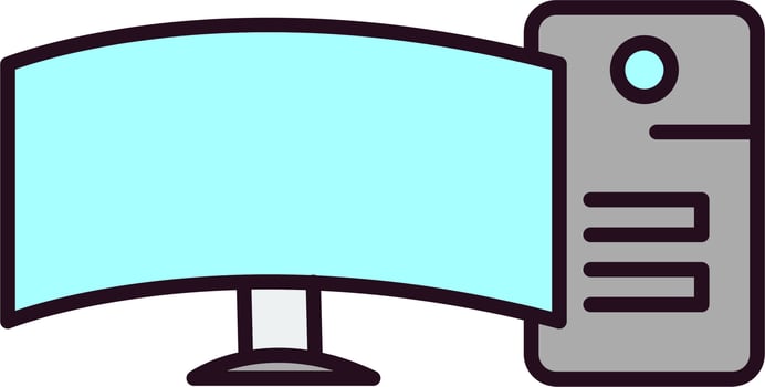 Computer Vector Icon