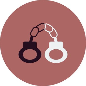 Handcuffs Vector Icon