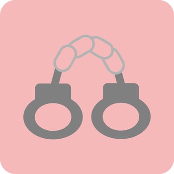Handcuffs Vector Icon