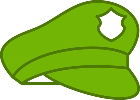 Police hat Vector Icon