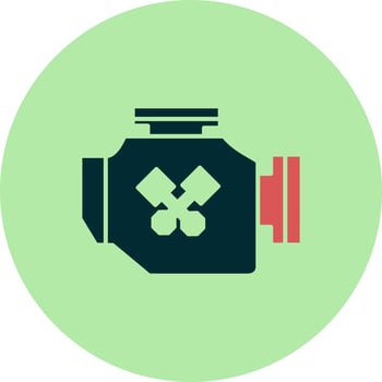 Car engine Vector Icon