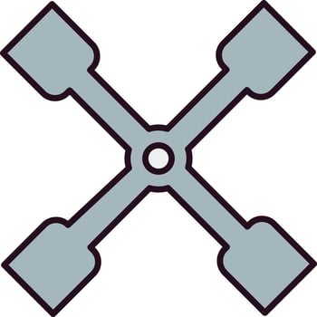 Lug Wrench Vector Icon