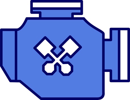 Car engine Vector Icon