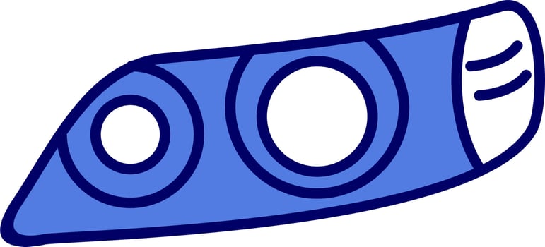 Headlight Vector Icon