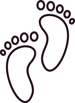 Footprints Vector Icon