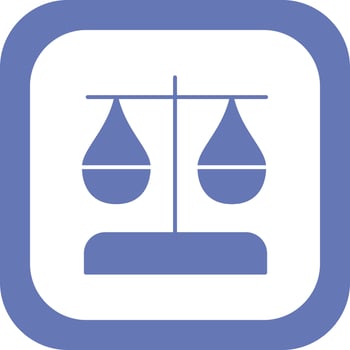 Law scale Vector Icon