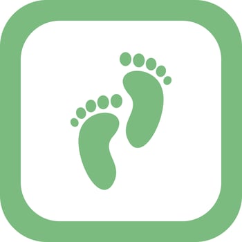 Footprints Vector Icon