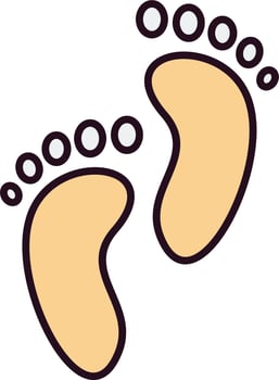 Footprints Vector Icon