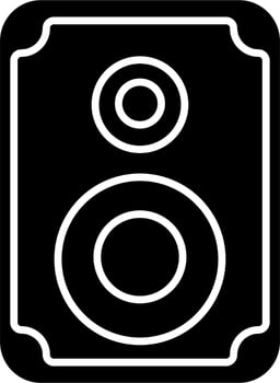 Woofer Vector Icon