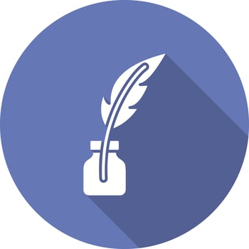 Inkwell Vector Icon