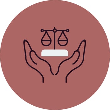 Justice Vector Icon