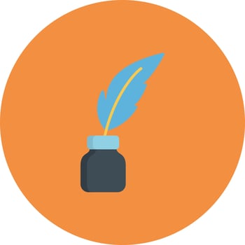 Inkwell Vector Icon