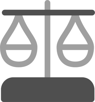 Law scale Vector Icon