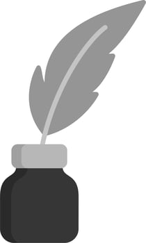 Inkwell Vector Icon