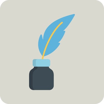 Inkwell Vector Icon