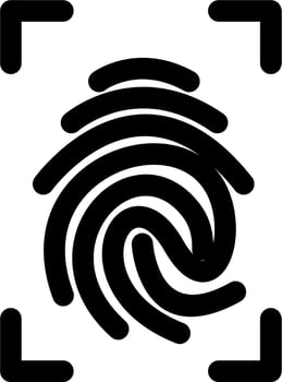 Fingerprint Vector Icon