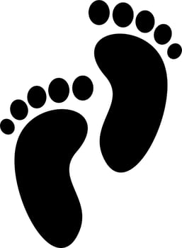 Footprints Vector Icon