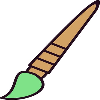 Paint brush Vector Icon