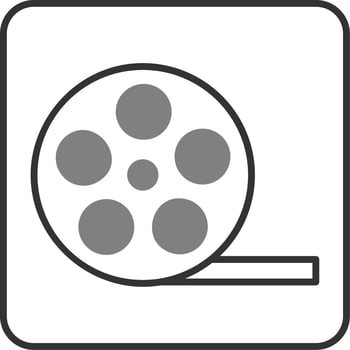 Movie reel Vector Icon