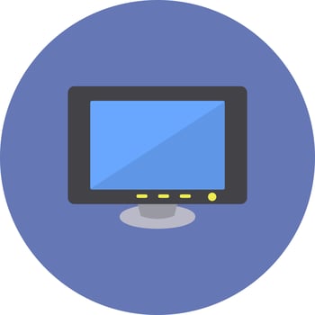 Monitor Vector Icon