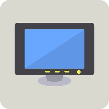 Monitor Vector Icon