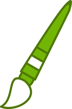 Brush vector icon