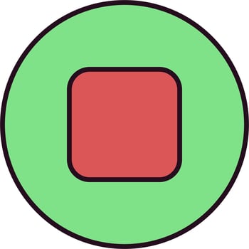 Stop button Vector Icon