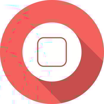 Stop button Vector Icon