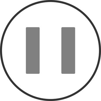 Pause button Vector Icon