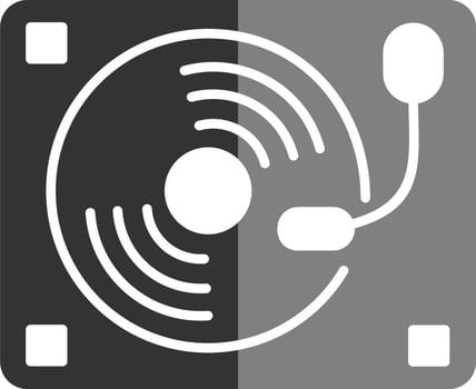 Turntable Vector Icon
