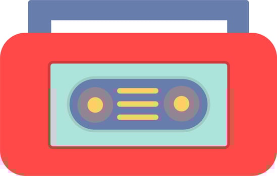 Video tape Vector Icon