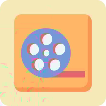 Movie reel Vector Icon