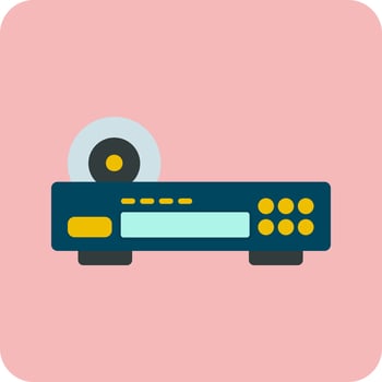 Dvd player Vector Icon