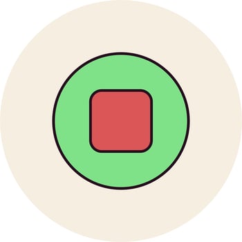 Stop button Vector Icon