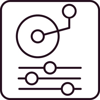 Turntable Vector Icon