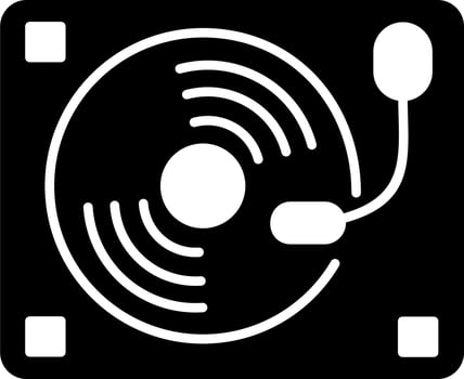 Turntable Vector Icon