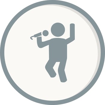 Karaoke Vector Icon