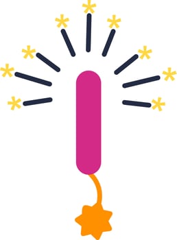 Sparkler Vector Icon