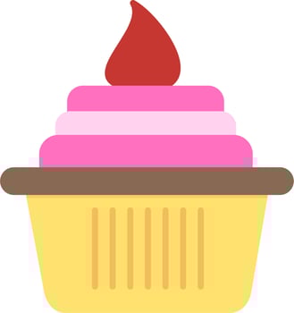 Cupcake Vector Icon