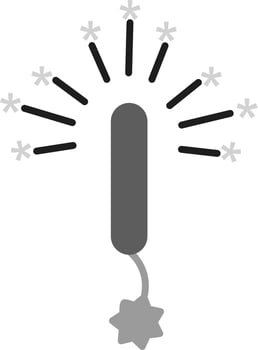 Sparkler Vector Icon