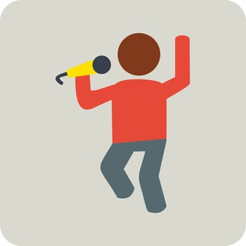 Karaoke Vector Icon