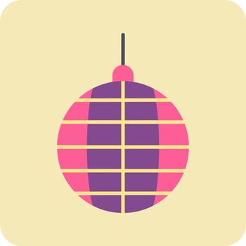 Disco ball Vector Icon