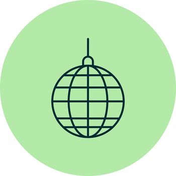 Disco ball Vector Icon