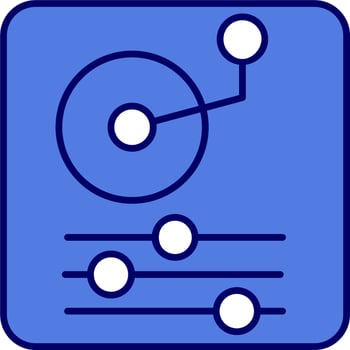 Turntable Vector Icon