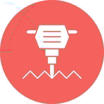 Jackhammer Vector Icon